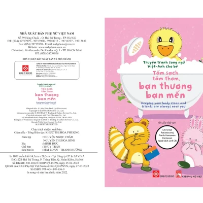 Truyen Tranh Song Ngu Viet Anh Cho Be Keeping Your Body Clean And Friends Are Always Near You Tam Sach Tam Thom Ban Thuong Ban Men 2020 Sirilak Rattanasuwaj Kannawan Pannawan 692e4f811d4aa