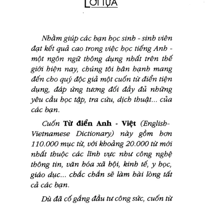 Tu Dien Anh Viet 110.000 Tu 2020 Viet Fame 692ec4f491200