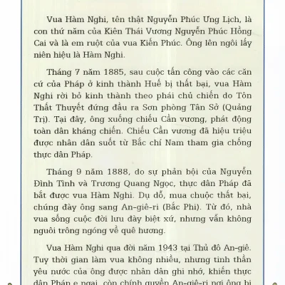 Vua Ham Nghi Vi Vua Yeu Nuoc Tre Tuoi Trieu Nguyen 2017 Nguyen Thi Huong Giang Nguyen Manh Thai 692ff01b6add0