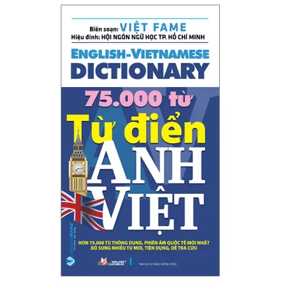 Từ Điển Anh-Việt 75.000 Từ (2025) - Việt Fame