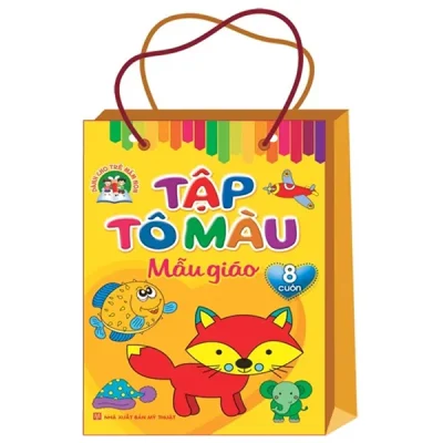 Bộ Sách Tập Tô Màu Mẫu Giáo (Bộ 8 Cuốn) (2025) - Trung Kiên