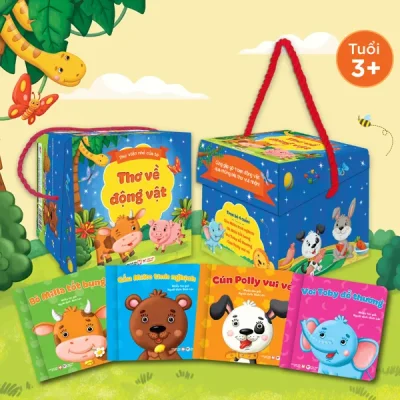 Boxset Thư Viện Nhỏ Của Tớ - Thơ Về Động Vật (Hộp 4 Cuốn) (2026) - Nhiều Tác Giả