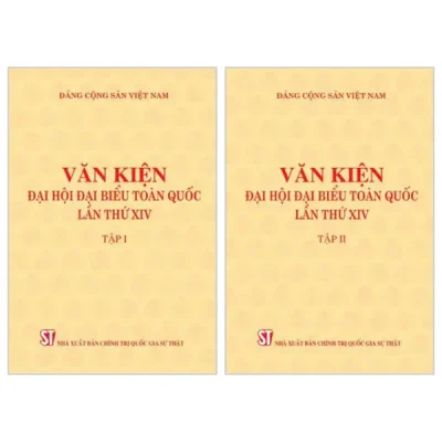 Bộ Sách Văn Kiện Đại Hội Đại Biểu Toàn Quốc Lần Thứ XIV - Tập 1 + Tập 2 (Bộ 2 Tập) (2026) - Đảng Cộng sản Việt Nam
