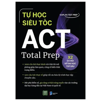 Tự Học Siêu Tốc - ACT Total Prep (2026) - Kaplan Test Prep