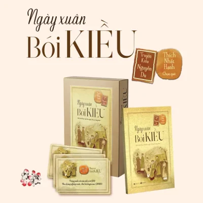 Boxset Ngày Xuân Bói Kiều (Bộ Bài + Sách Hướng Dẫn) (2025) - Nguyễn Du, Thích Nhất Hạnh