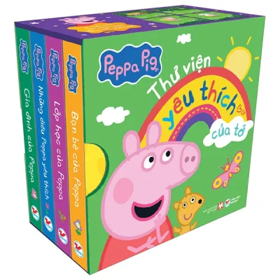 Boxset Peppa Pig - Thư Viện Yêu Thích Của Tớ (Hộp 4 Cuốn) (2026) - Nhiều Tác Giả
