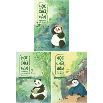 Bộ Sách Học Chữ Hán Qua Những Câu Chuyện (Bộ 3 Cuốn) (2026) - Khưu Chiêu Du
