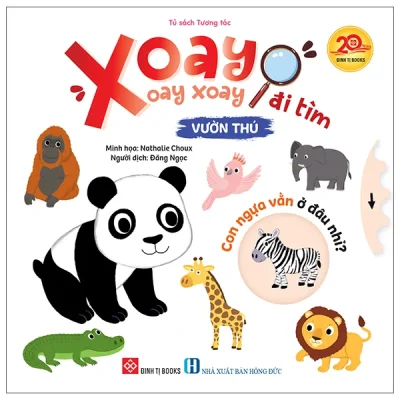 Xoay Xoay Xoay Đi Tìm - Vườn Thú - Bìa Cứng (2026) - Nathalie Choux