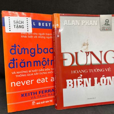 [Phiên Chợ Sách Cũ] Đừng Hoang Tưởng Về Biển Lớn, Mới 80% (ố nhẹ) + Sách tặng, 2016 – Alan Phan H1604-SBM-1