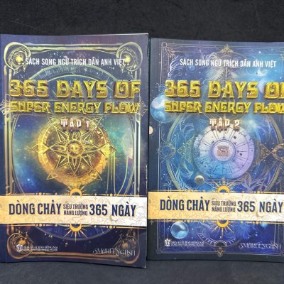 [Phiên Chợ Sách Cũ] Combo 2 cuốn 365 Days Of Super Energy Flow Tập 1 + 2: Dòng Chảy Siêu Năng Lượng 365 Ngày, Mới 90% (Highlight 2 trang), 2025 H1604-SBM-4